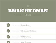Tablet Screenshot of brianhildman.com